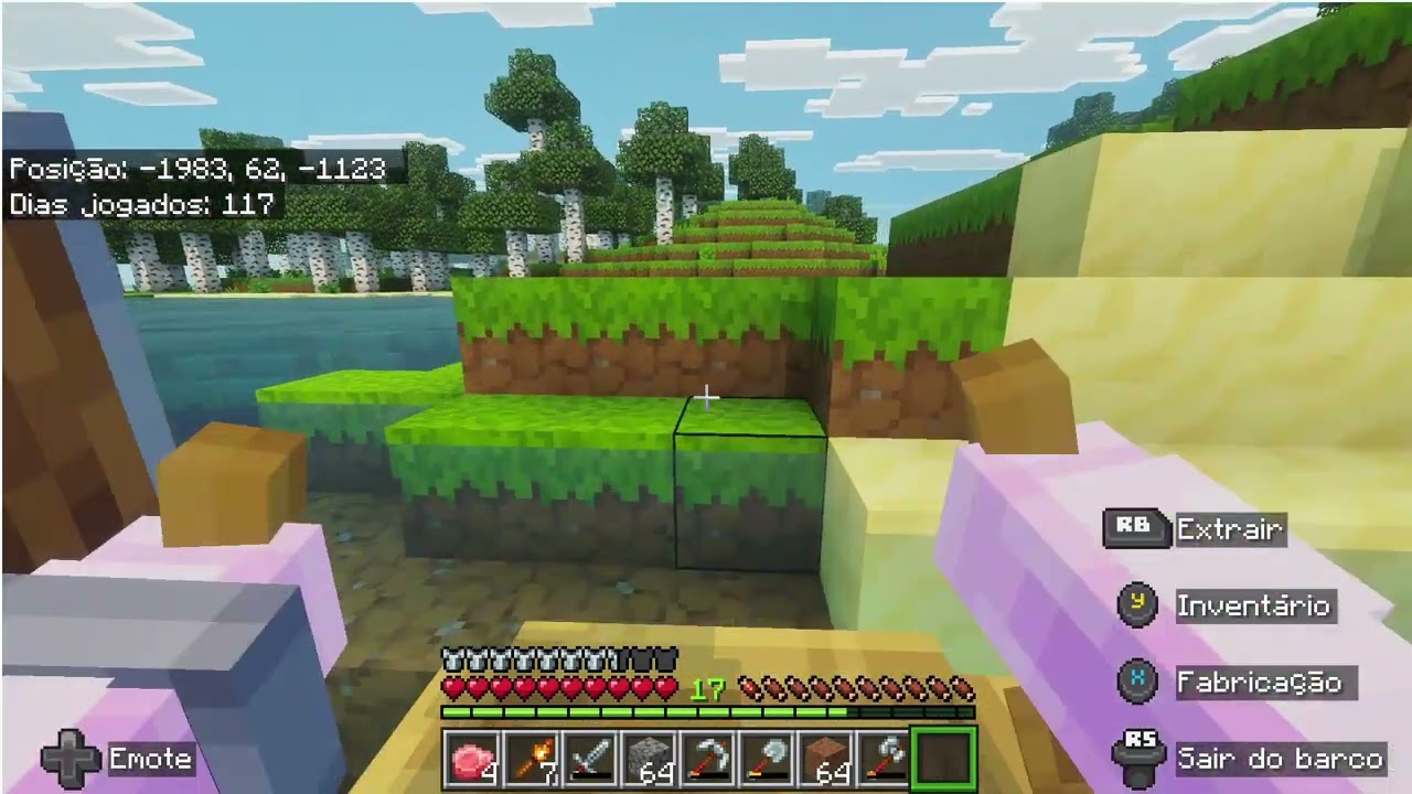 Minecraft ep 61 achei uma mina abandonada em vez da fortaleza do fim T_T