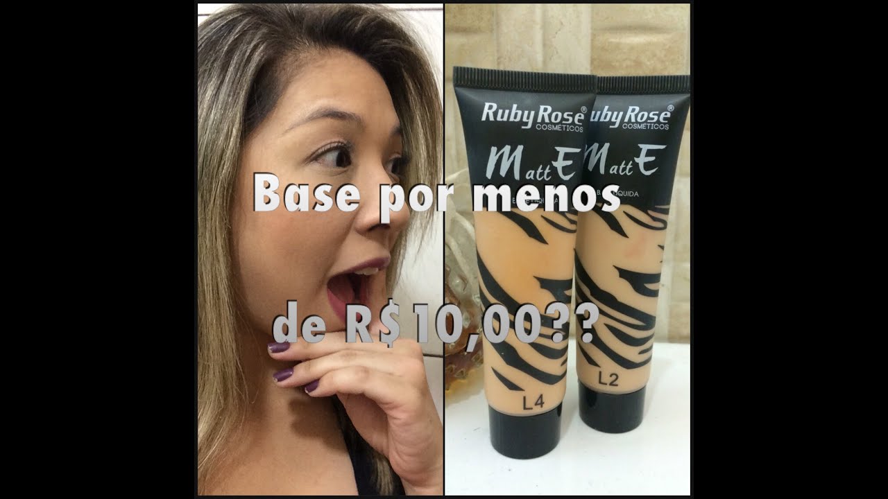 Resenha de base boa e barata!! Ruby Rose