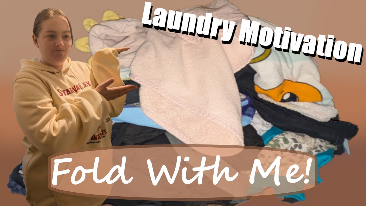 Laundry Motivation | Fold With Me | Mountain of Clothes!