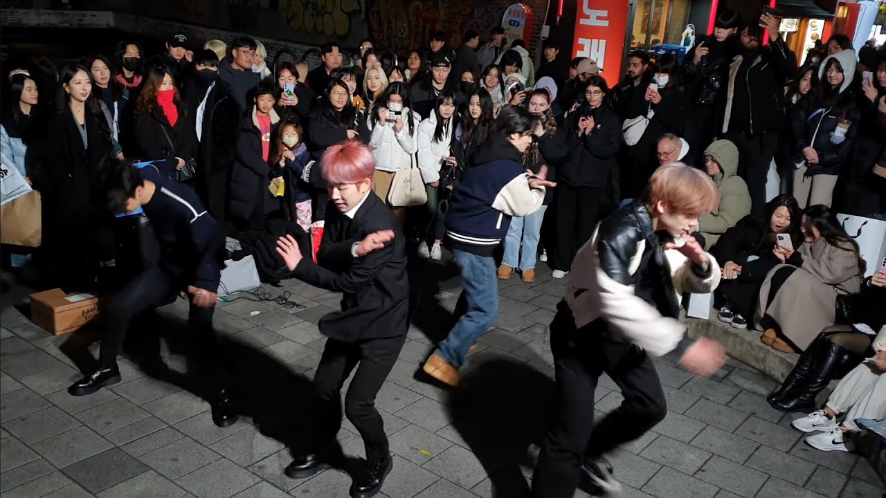 [STREET ARTIST] ONE OF. INTERACTIVE HONGDAE BUSKING. 240114.