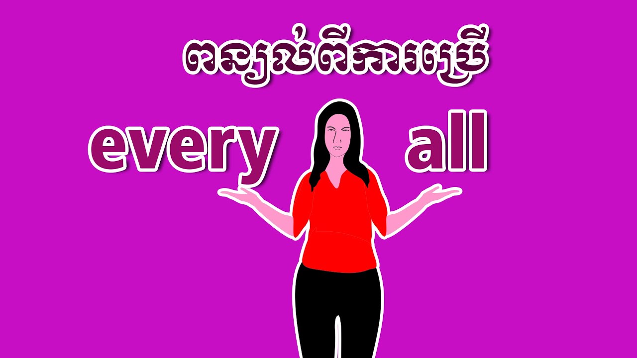 Using EVERY and ALL, SChEnglish