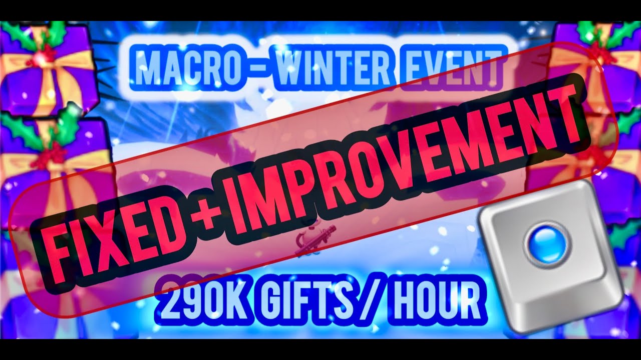 Winter Event Macro - FIXED (Automator + Tinytask)
