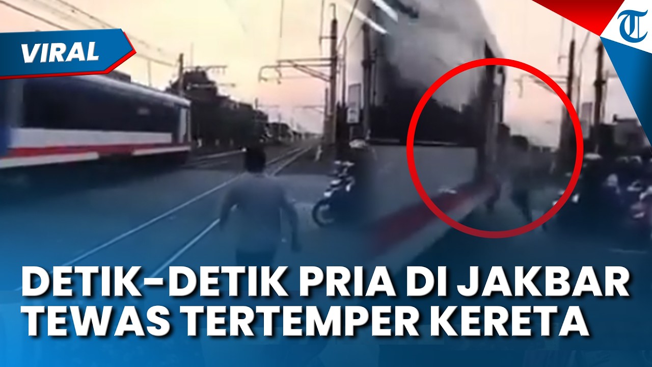 DETIK DETIK PRIA TERPENTAL DIHANTAM Kereta Bandara di Green Garden Jakbar, Warga Sempat Peringatkan