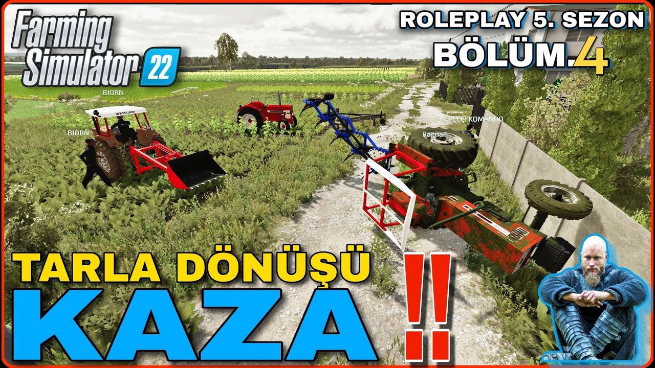 RAGNAR TARLA DÖNÜŞÜ KAZA YAPTI🚜KAZANIN ARDINDAN TRAKÖTÖRDE ARIZALAR BAŞLADI🚜HASAT ÖNCESİ SON DURUM