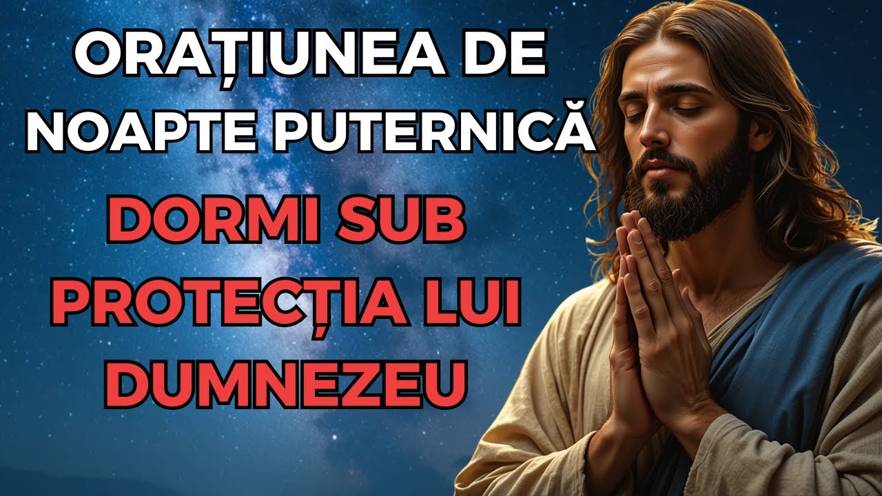ORAȚIUNEA DE NOAPTE PUTERNICĂ – Dormi Sub Protecția Lui Dumnezeu