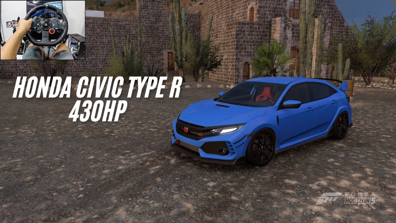 CRUISING ARROUND IN THE HONDA CIVIC TYPE R 430hp // 330KMH REVIEW on FH5