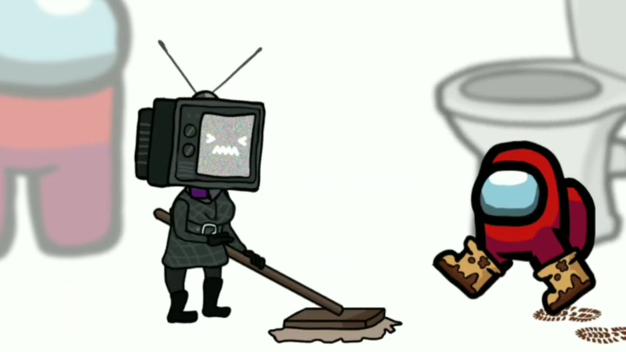 Among Us Vs TV Skibidi  (Animation)
