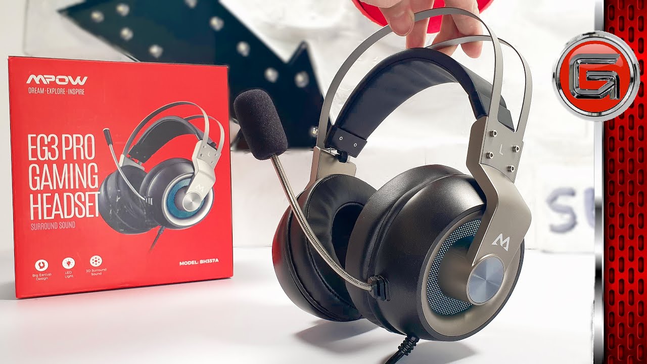 MPOW EG3 PRO Gaming Headset Review Audio/Mic Test