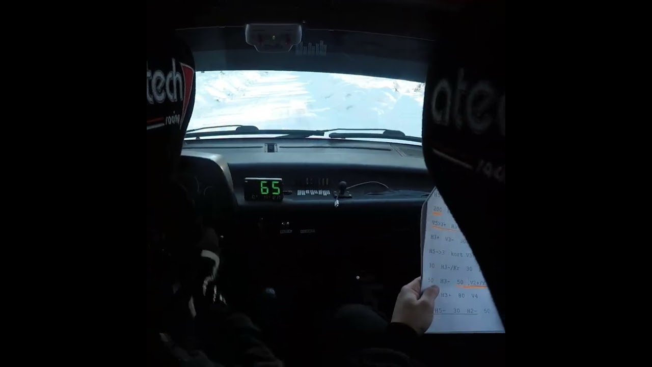 Härjedalsbrickan 2026 ss1 Jimmy Karlsson & Ulf Olsson 1300rallycup