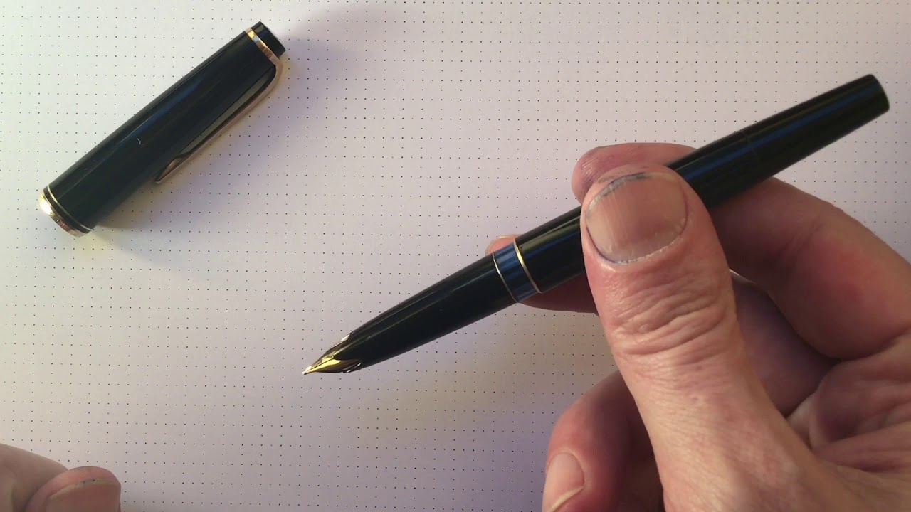 Обзор винтажной перьевой ручки Montblanc no. 22