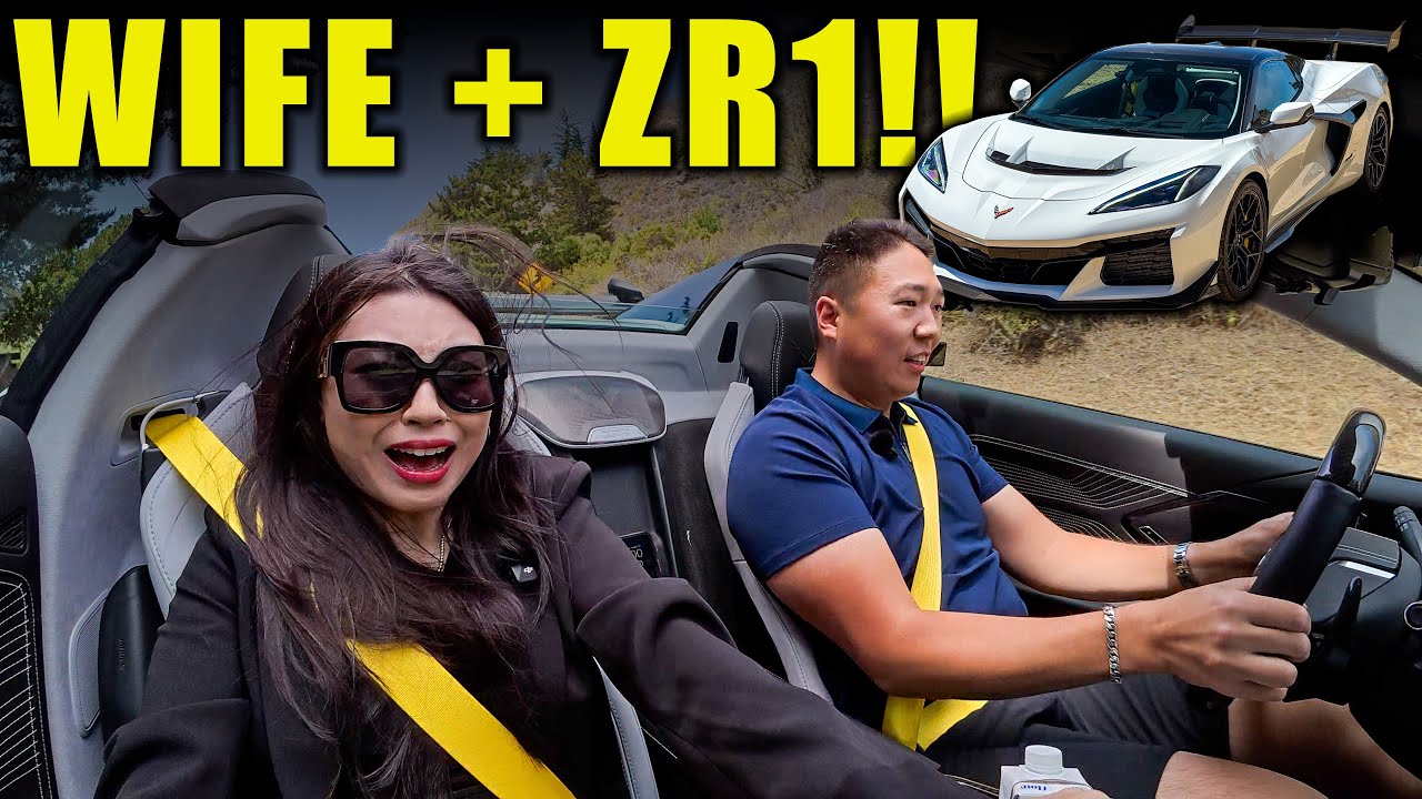 My Wife's Reaction To The 1064 Horsepower Corvette ZR1!!!