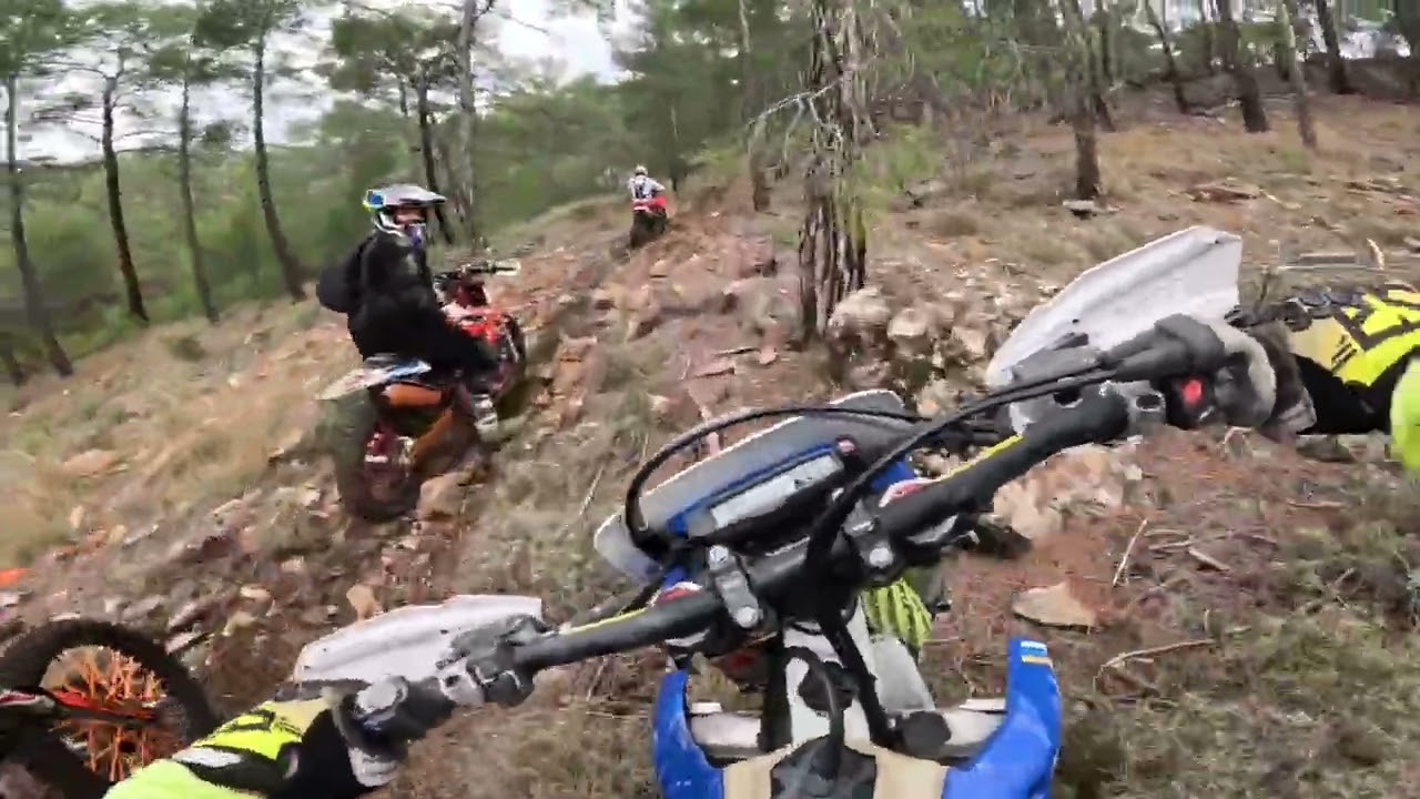 Fethiyenin akıcı enduro etabı - poligon üzümlü nif parkuru