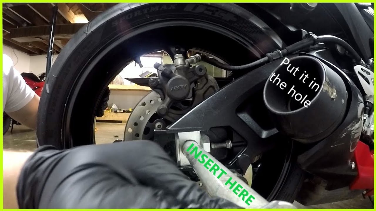 2011-2024 GSX-R 600/750 Rear Wheel Removal/Install HOW TO!