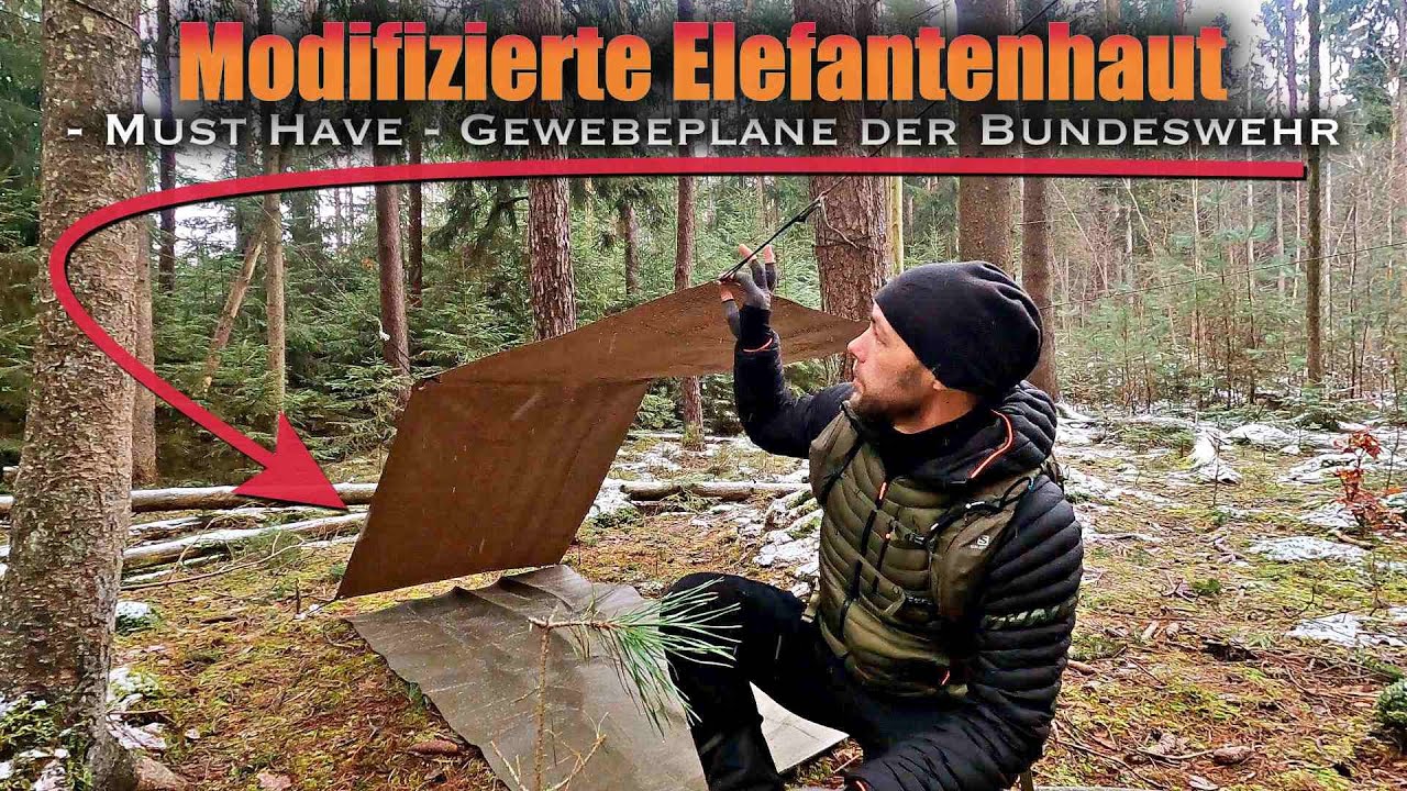 Die original Bundeswehr Elefantenhaut für Bushcraft, Outdoor & Survival