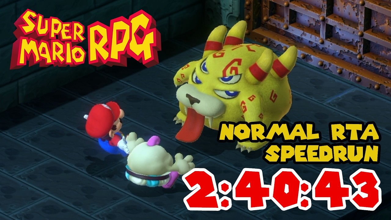 슈퍼 마리오 RPG (2023) - Normal RTA 스피드런 (2:40:43)