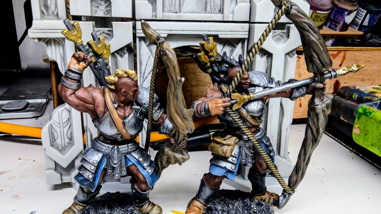 Heroscape Live Paint: Presents with Bows- Painting the Greatbow Archers