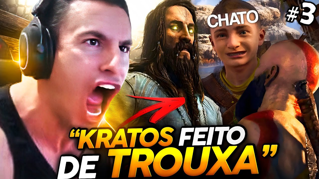 SUPER XANDÃO PERDEU A LINHA com o ATREUS no GOD OF WAR RAGNAROK | melhores momentos #3