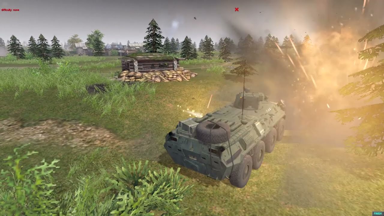 MASSIVE RUSSIAN ATTACK ON UKRAINIAN AIRFIELD (Men of War-Assault Squad 2)