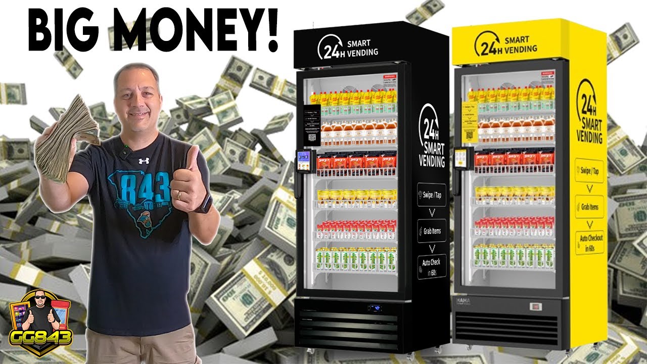 This AI SMART COOLER VENDING MACHINE MAKES SO MUCH MONEY!