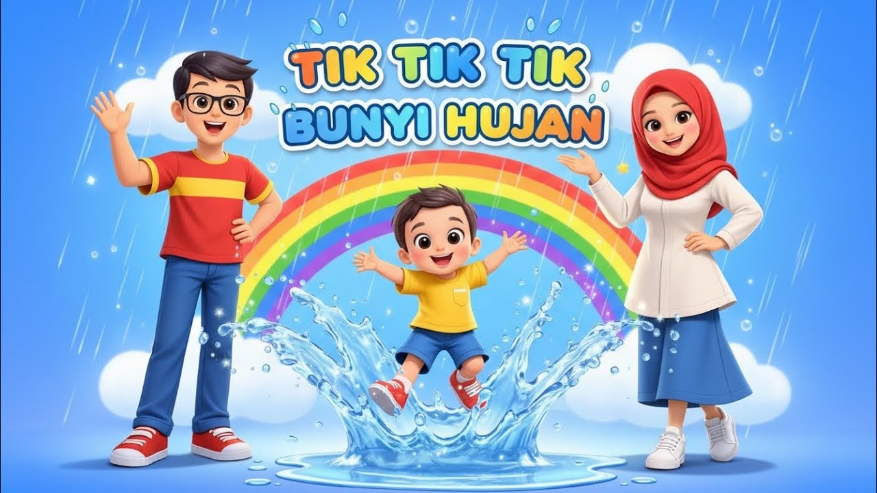 Tik Tik Bunyi Hujan 🌧 | Lagu Anak Indonesia Populer | Lagu Anak Terbaru 2026
