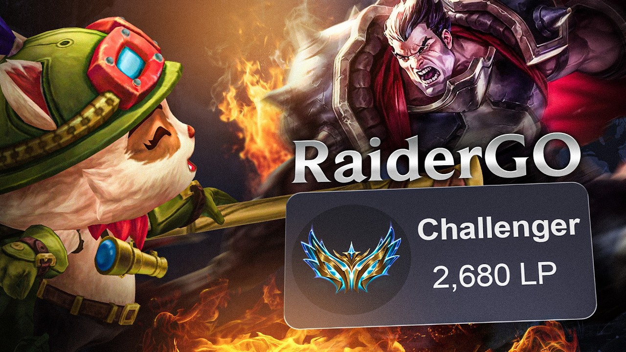 FLAWLESS Teemo Game vs the Best Darius in the World (RaiderGO)