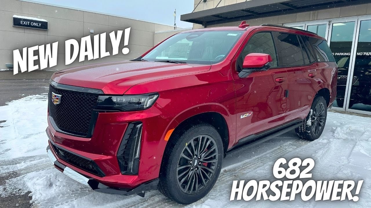 Taking Delivery of My Brand New 2024 Cadillac Escalade V *SUPERCHARGED*
