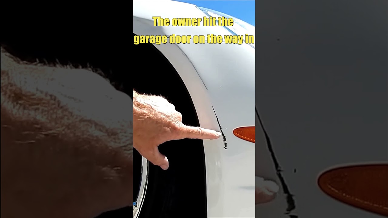 Magic Eraser VS Car Body Damage #shorts