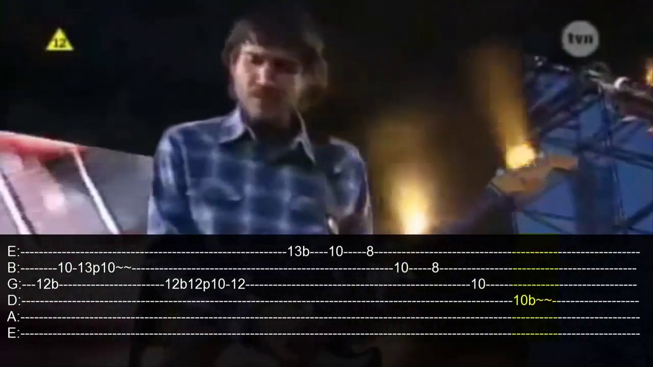 John Frusciante - Dani California Solo (Chorzów, 2007) ● TABS