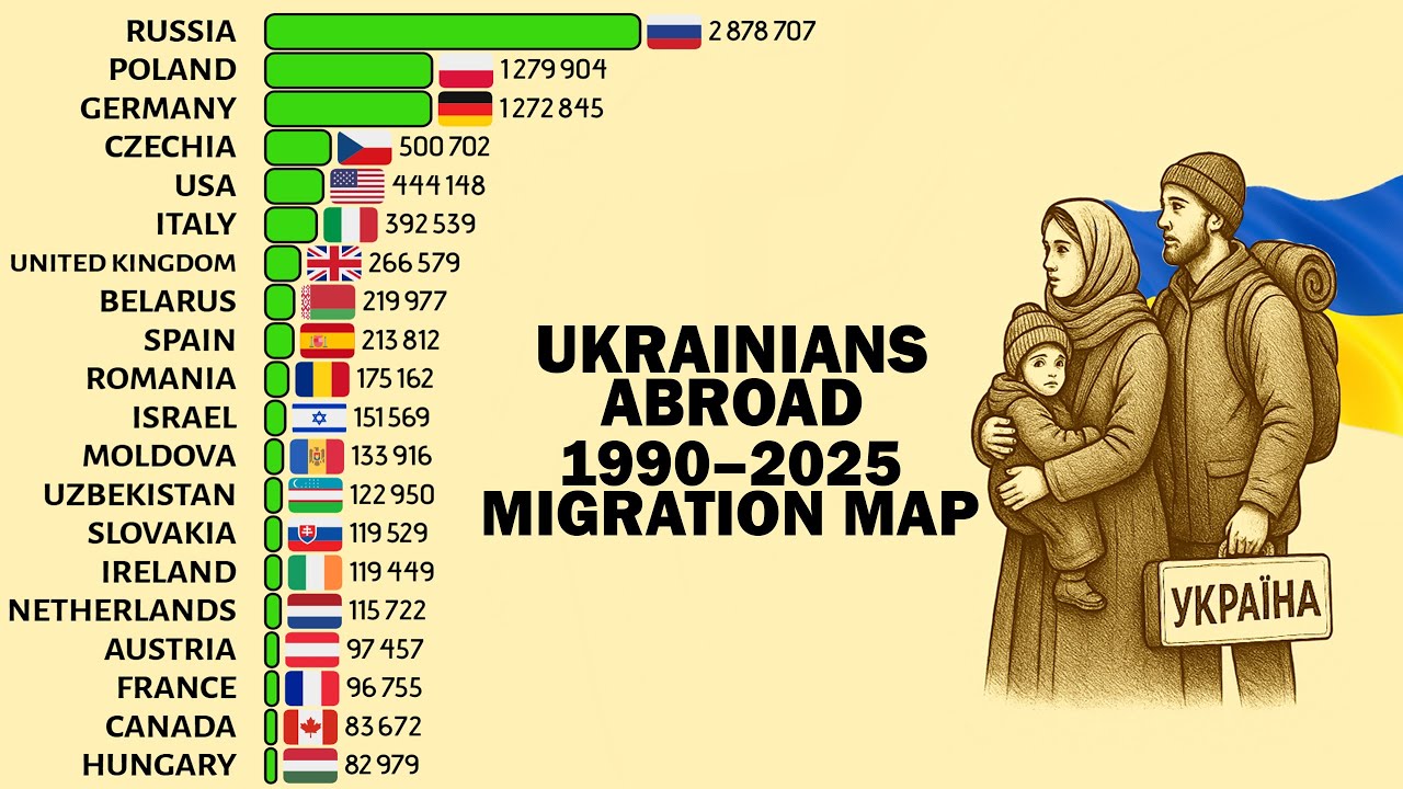 Ukrainian Emigrants: Where Did They Move?