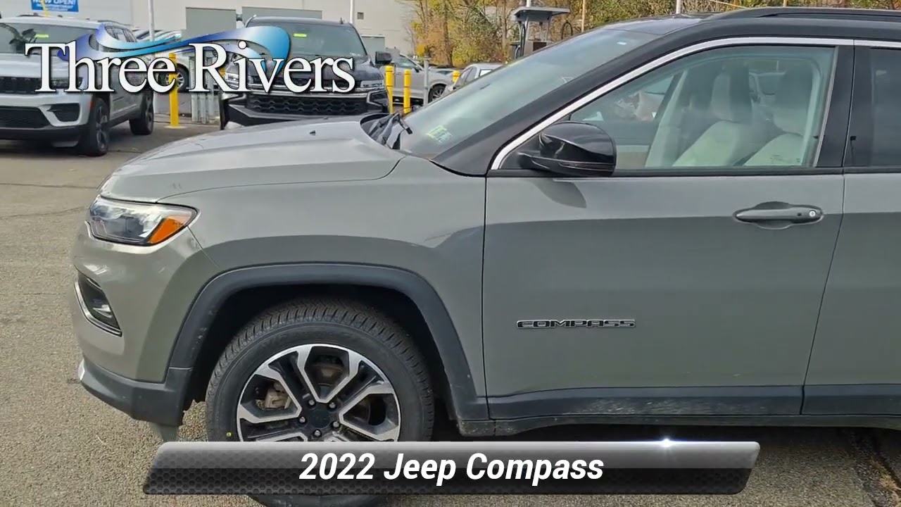 Certified 2022 Jeep Compass Limited 4x4, Pittsburgh, PA P6113