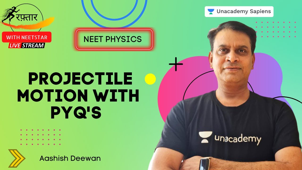 Projectile Motion with PYQ's | NEET Physics | NEET 2022 Preparation | Baba | Unacademy Sapiens