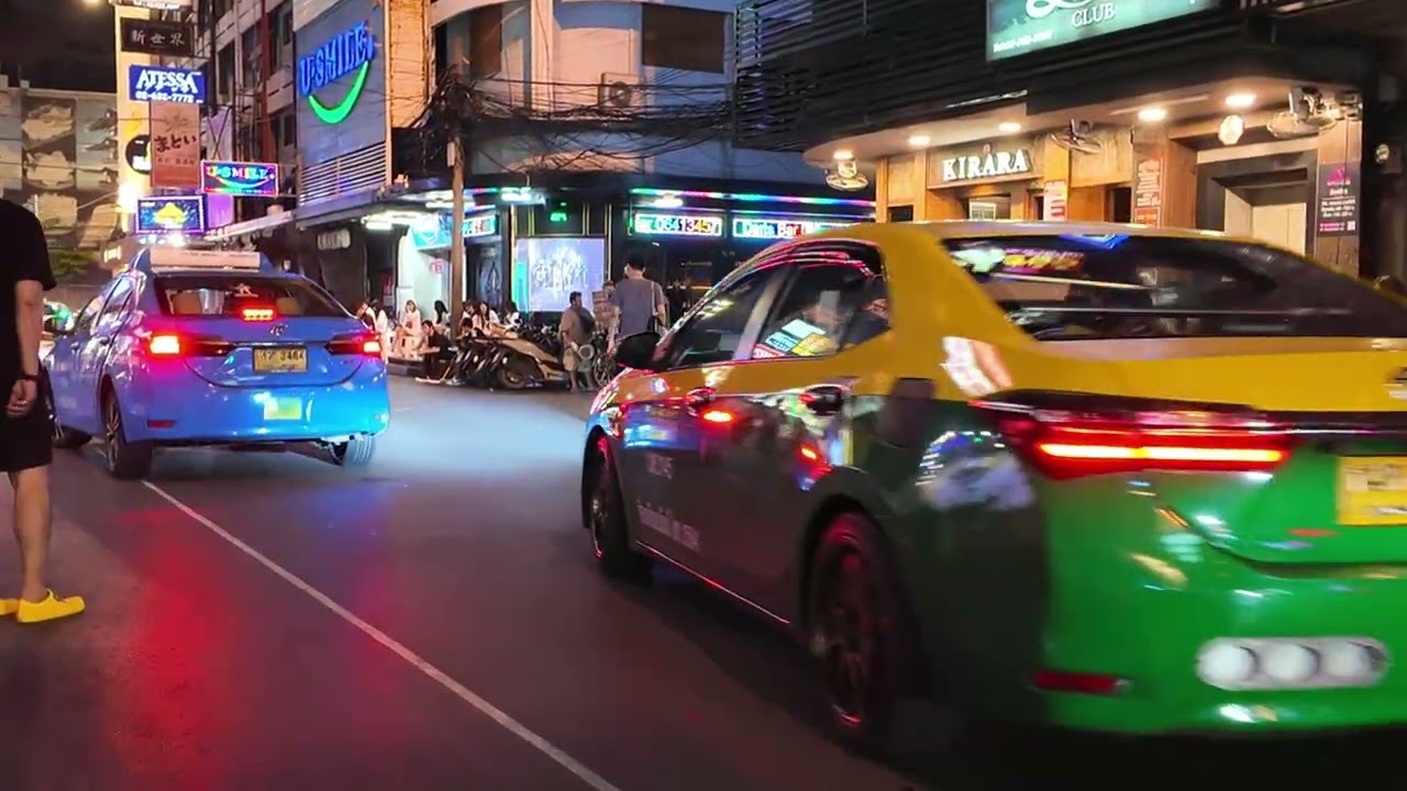 🌸 SOI THANIYA JAPANESE STREET | BANGKOK NIGHT WALK 2025 | URBAN TWILIGHT