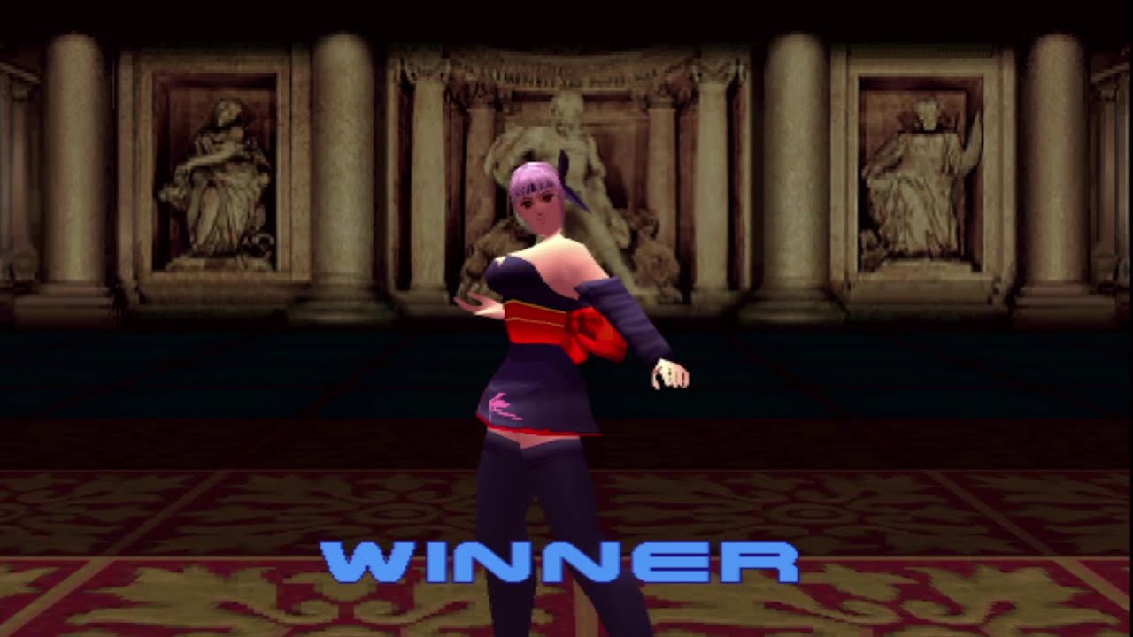 Dead Or Alive ++ - Ayane (Intro & Victory Poses)(PS1)