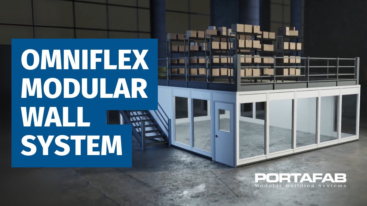 OmniFlex Modular Wall System | How PortaFab Simplifies Inplant Office Construction