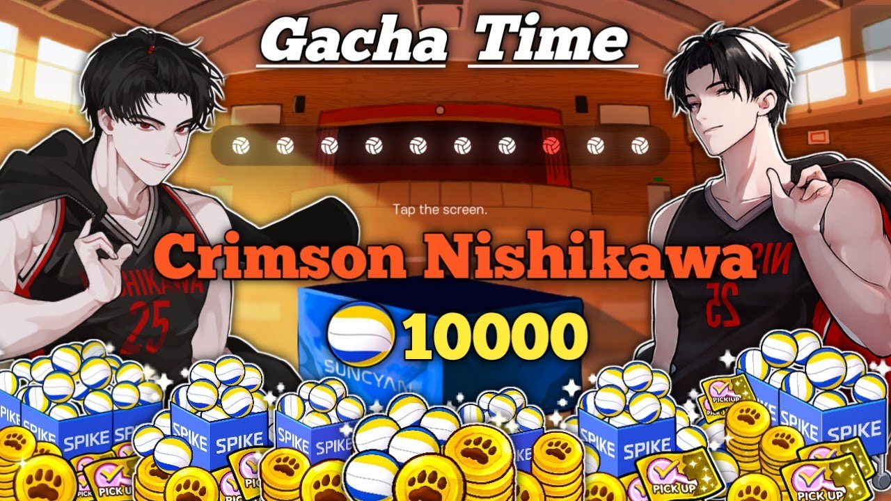 🏐 SPENDING 10K VBALLS for NISHIKAWA ⚡ and his skin and ...😑|Tiger eyes event|#thespikecross 