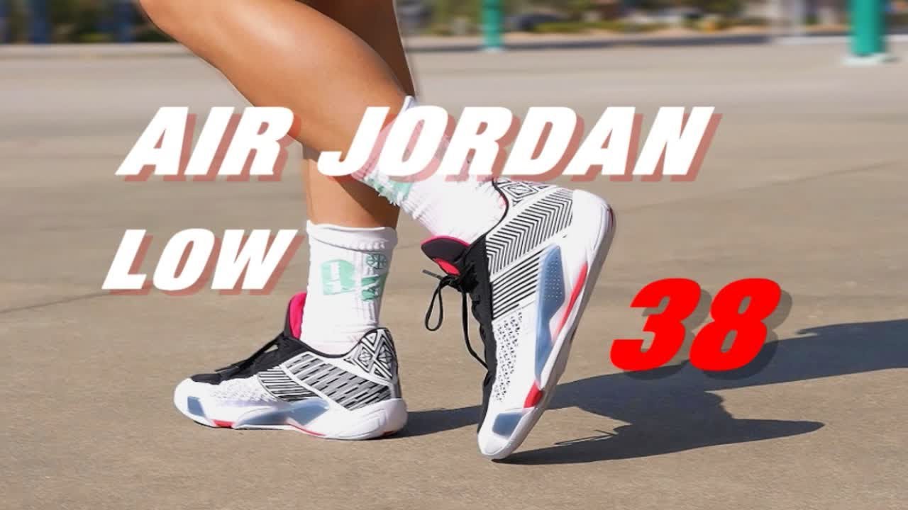 AJ38低帮实战初体验！优化后确实是比高帮更可靠的实战鞋！/Jordan38 low