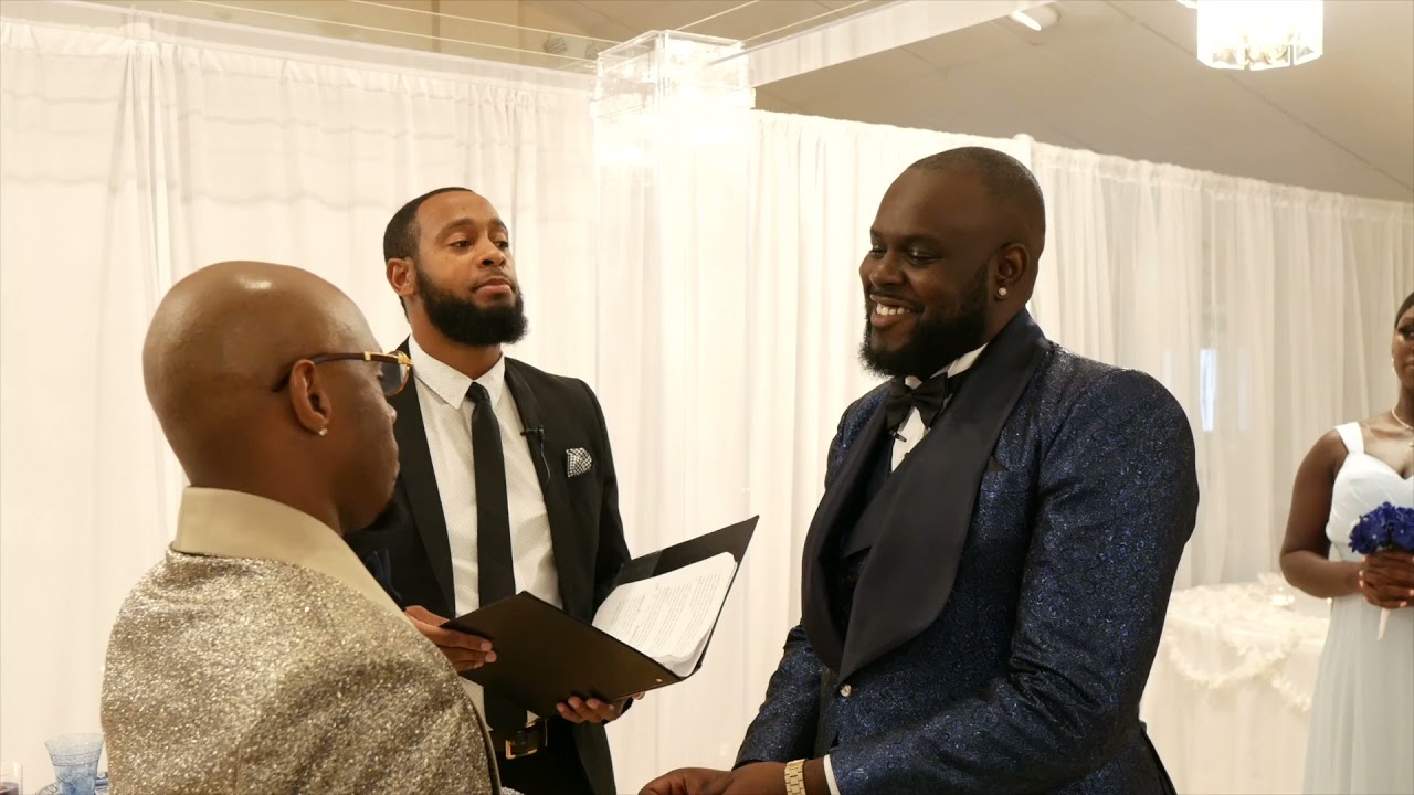 Joshua & Donta Wedding Black Gay Love