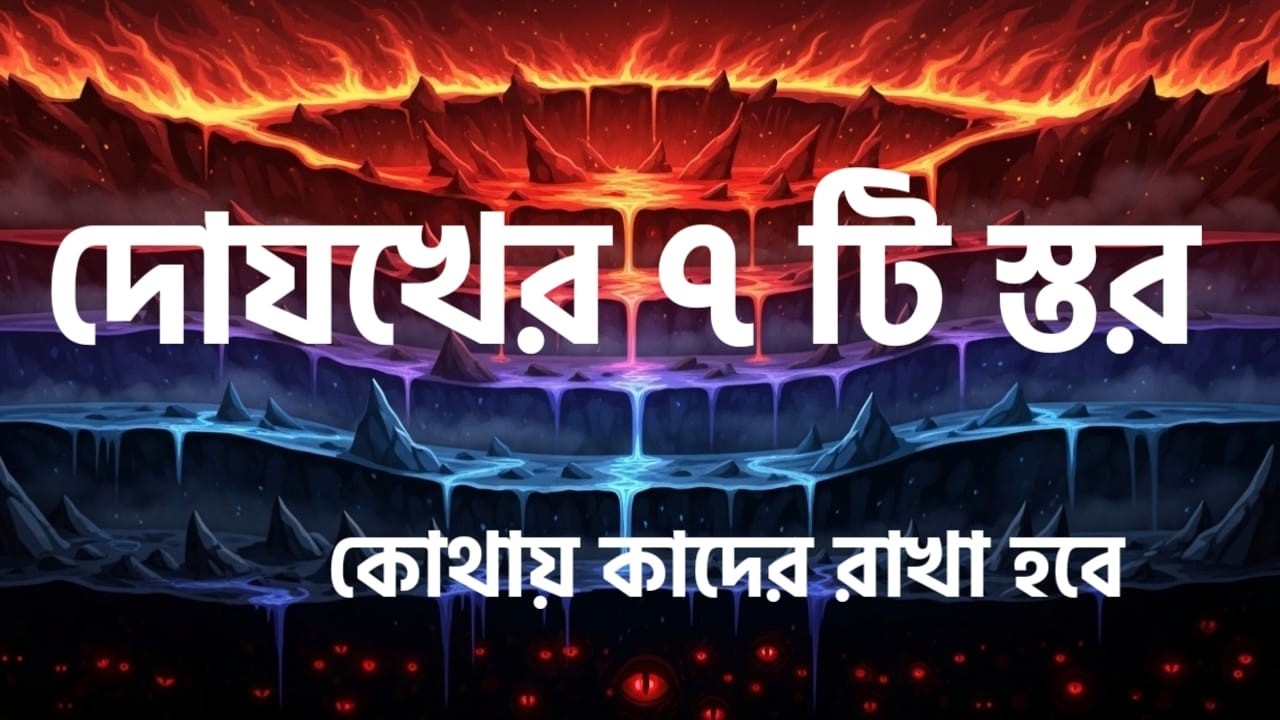 দোযখের ৭টি স্তর: কোন স্তরে কাদের রাখা হবে? | The 7 Layers of Hell