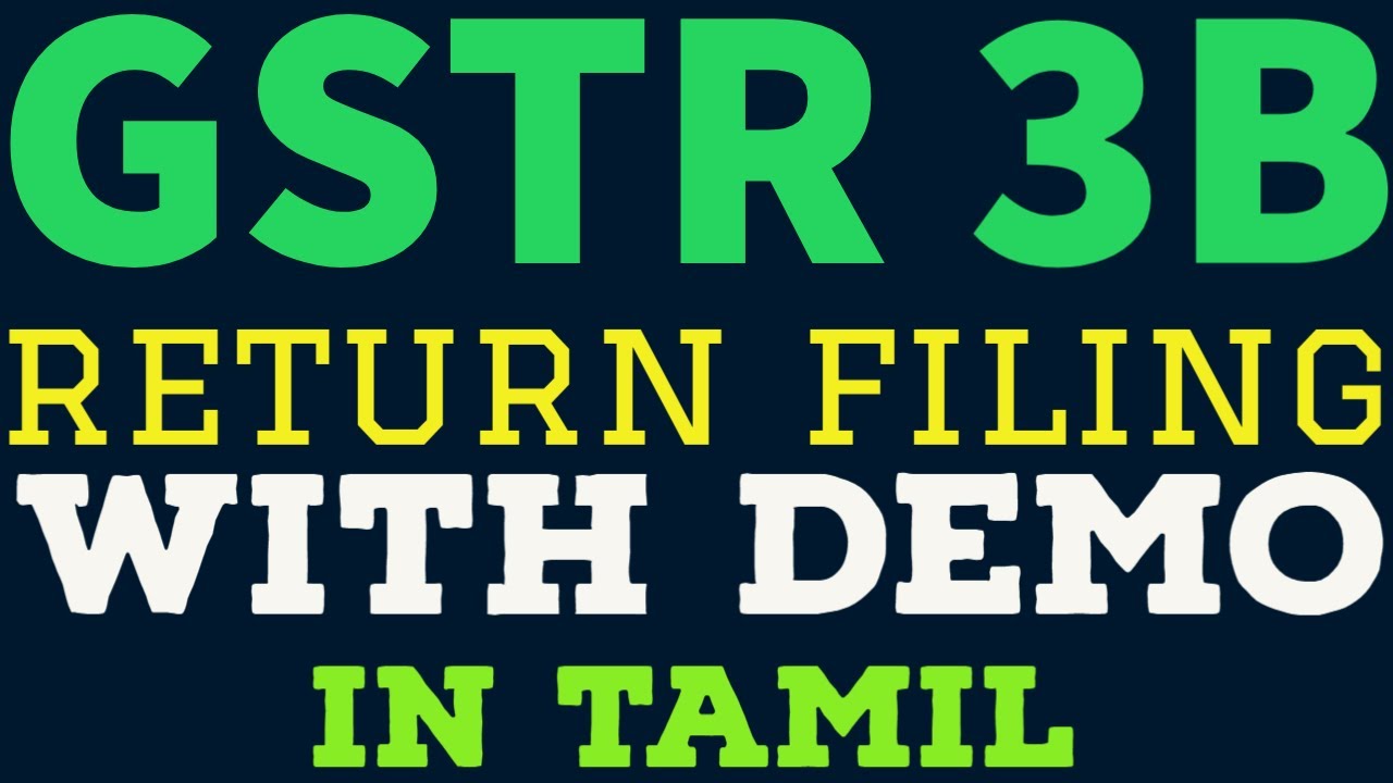 GSTR 3B Return Filing With GST Online Payment | Live GSTIN | gstr3b