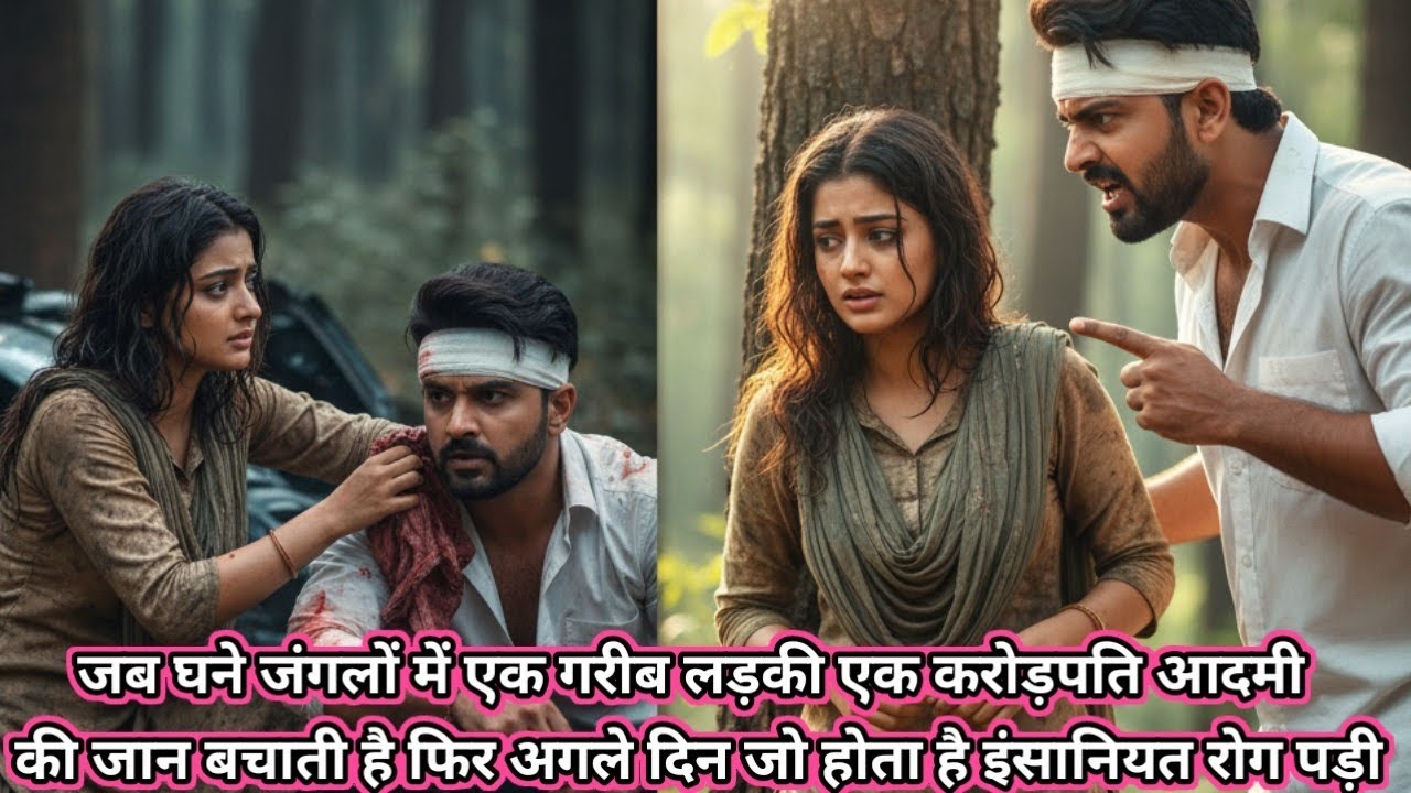 जब घने जंगलों में एक गरीब लड़की ने एक करोड़पति आदमी की जान बचाती है फिर अगले दिन जो होता है 