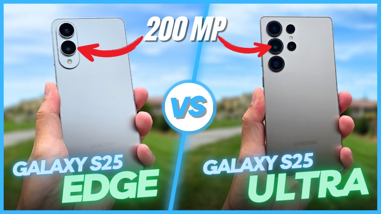 Samsung Galaxy S25 Edge vs S25 Ultra | 200MP Camera Comparison!