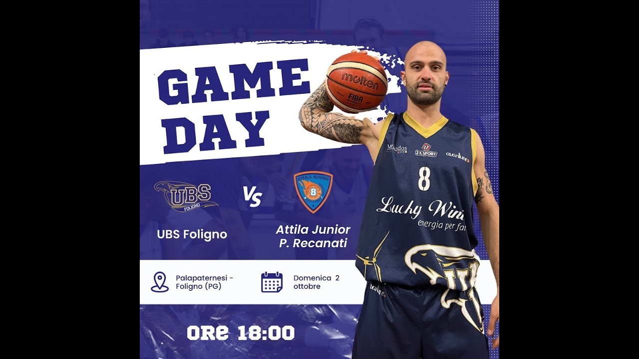1^ giornata campionato serie C Gold: UBS Lucky Wind Foligno - Attila Porto Recanati