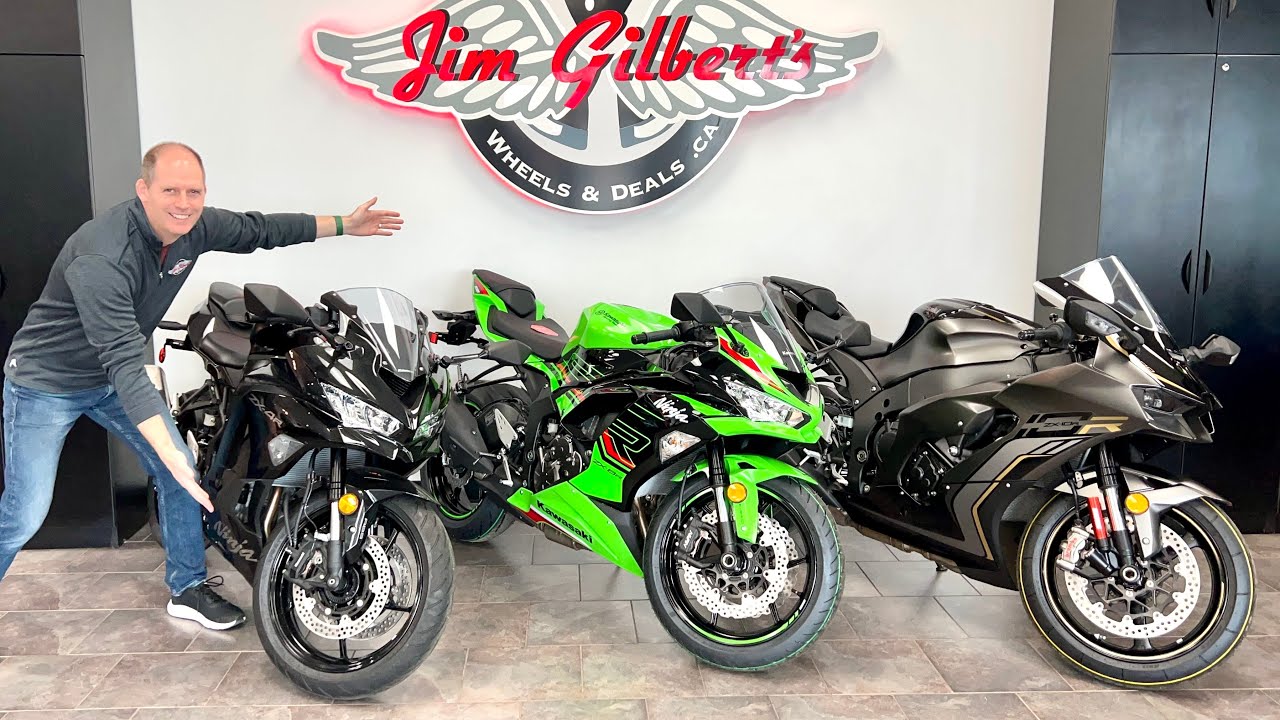 2023 Kawasaki ZX-4R, ZX-6R & ZX-10R Compared in detail - What's different in specs, tech and more!