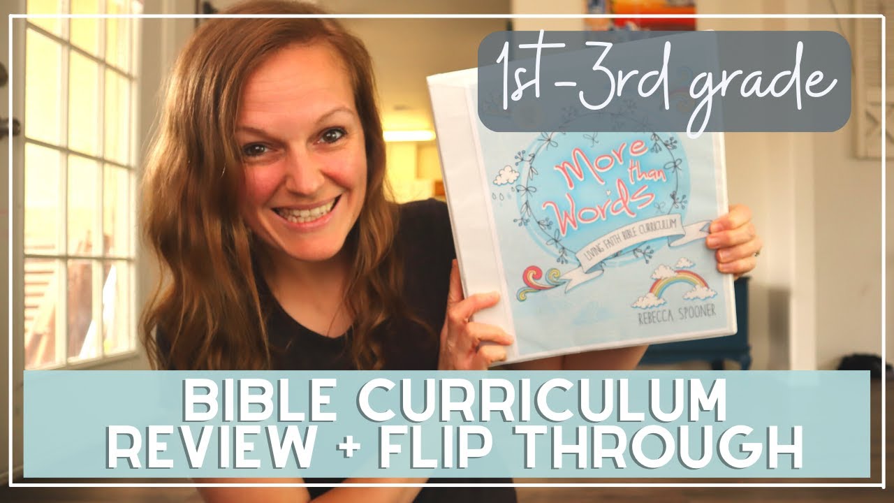 MASTER BOOKS MORE THAN WORDS FLIP THROUGH | OUR Bible Curriculum for 1st to 3rd grade