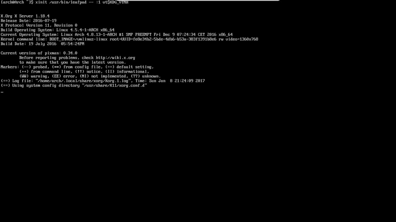 C&oacute;mo Iniciar aplicaciones gr&aacute;ficas sin entorno de escritorio con xinit