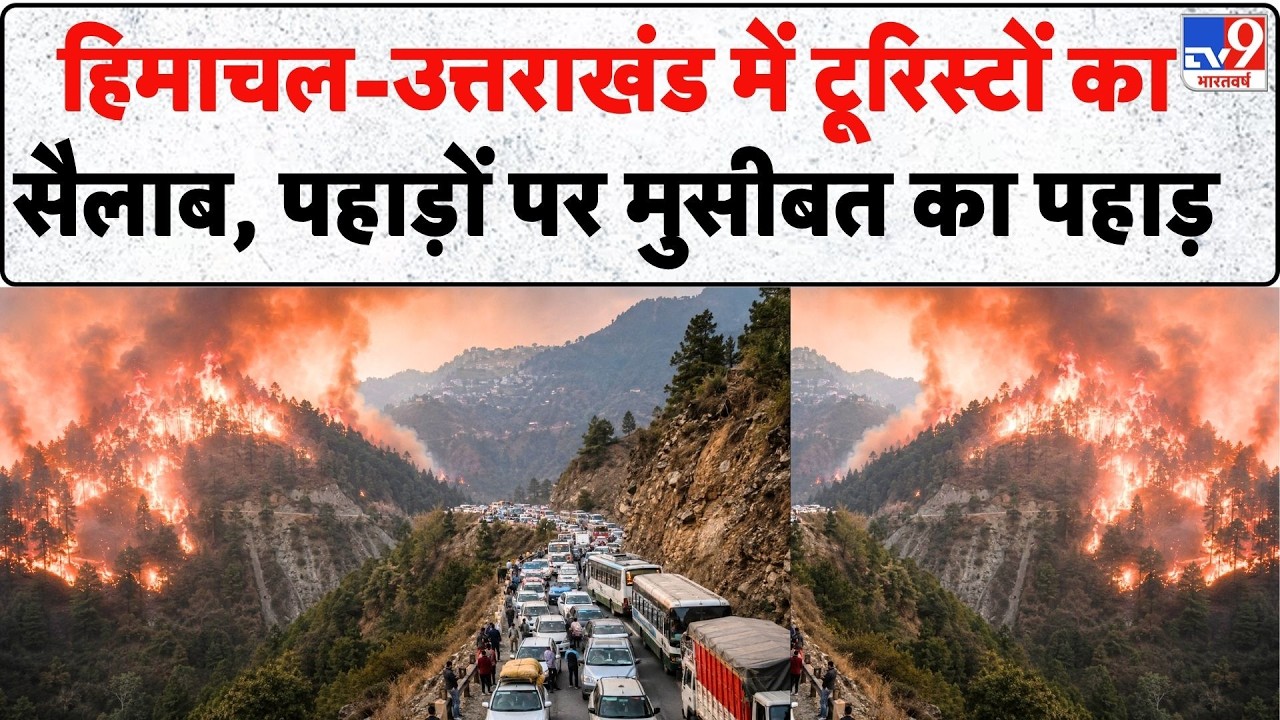 Shimla-Himachal Traffic Jam: हिमाचल-उत्तराखंड में टूरिस्टों का सैलाब, पहाड़ों पर मुसीबत का पहाड़ TV9
