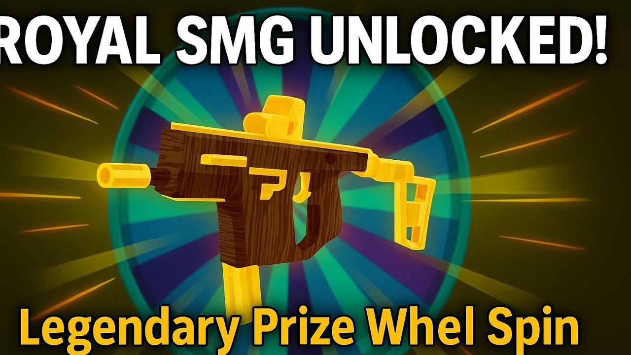 Legendary ROYAL SMG Unlocked in Deadshot.io | Prize Wheel Spin! | @redskull555