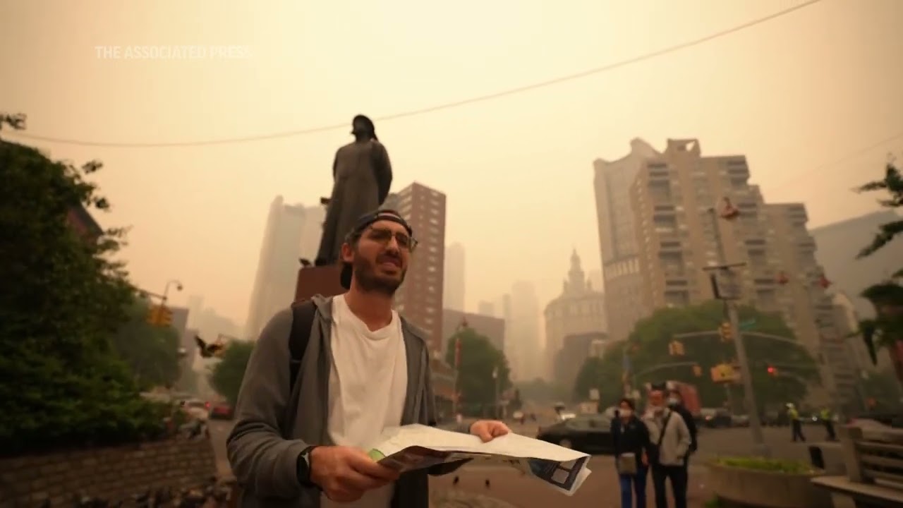 Hazardous air quality conditions in New York