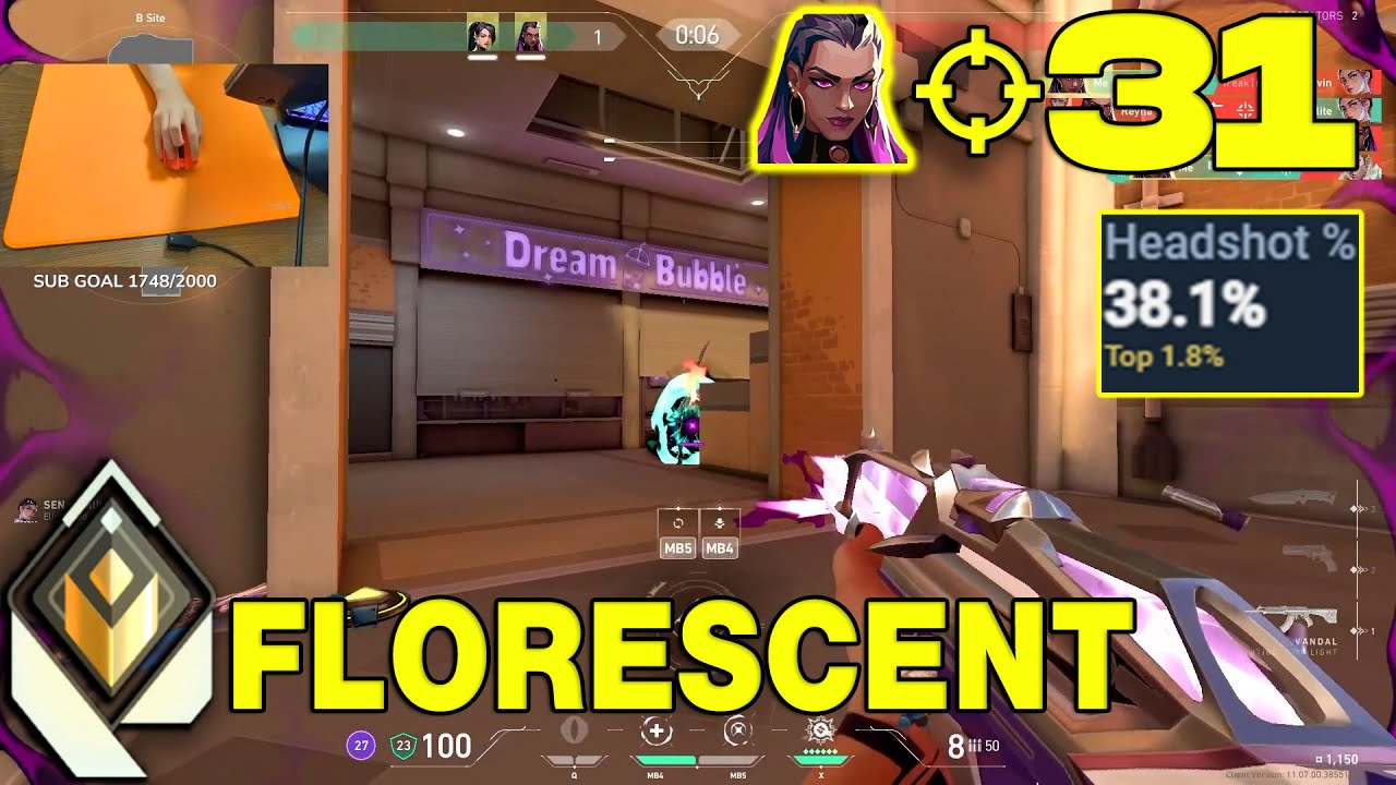 How the Best Aimer Plays Reyna! - florescent [NA] #TeamMVP