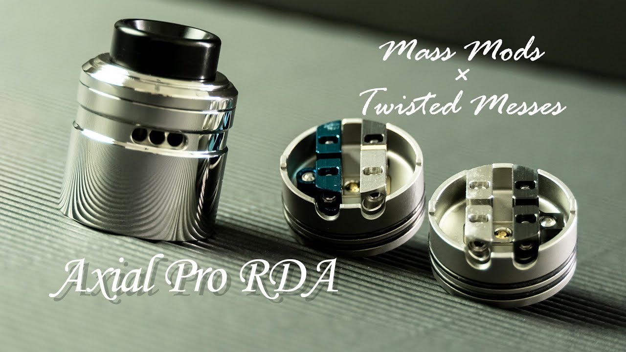 Axial Pro RDA by Mass Mods &times; Twisted Messes - M's Vape